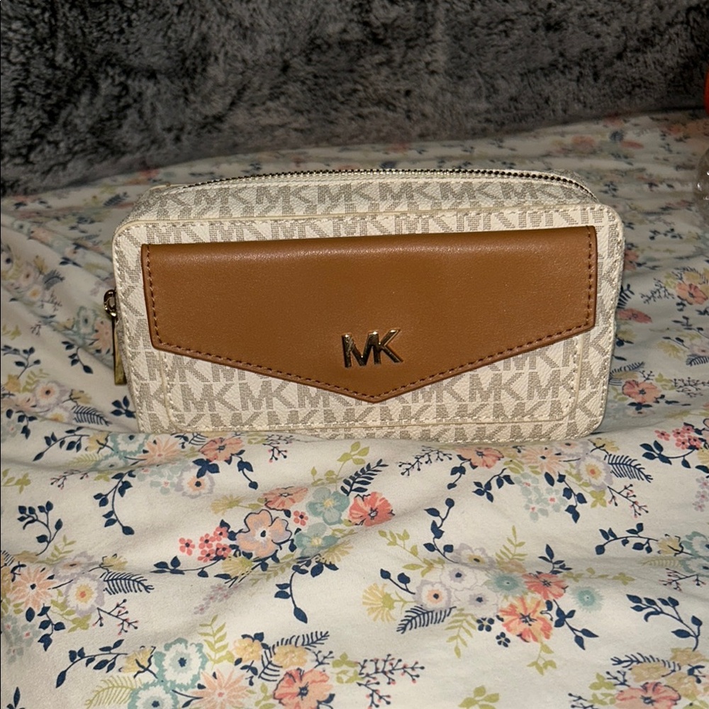 Michael Kors Beige and Brown Monogram Bag